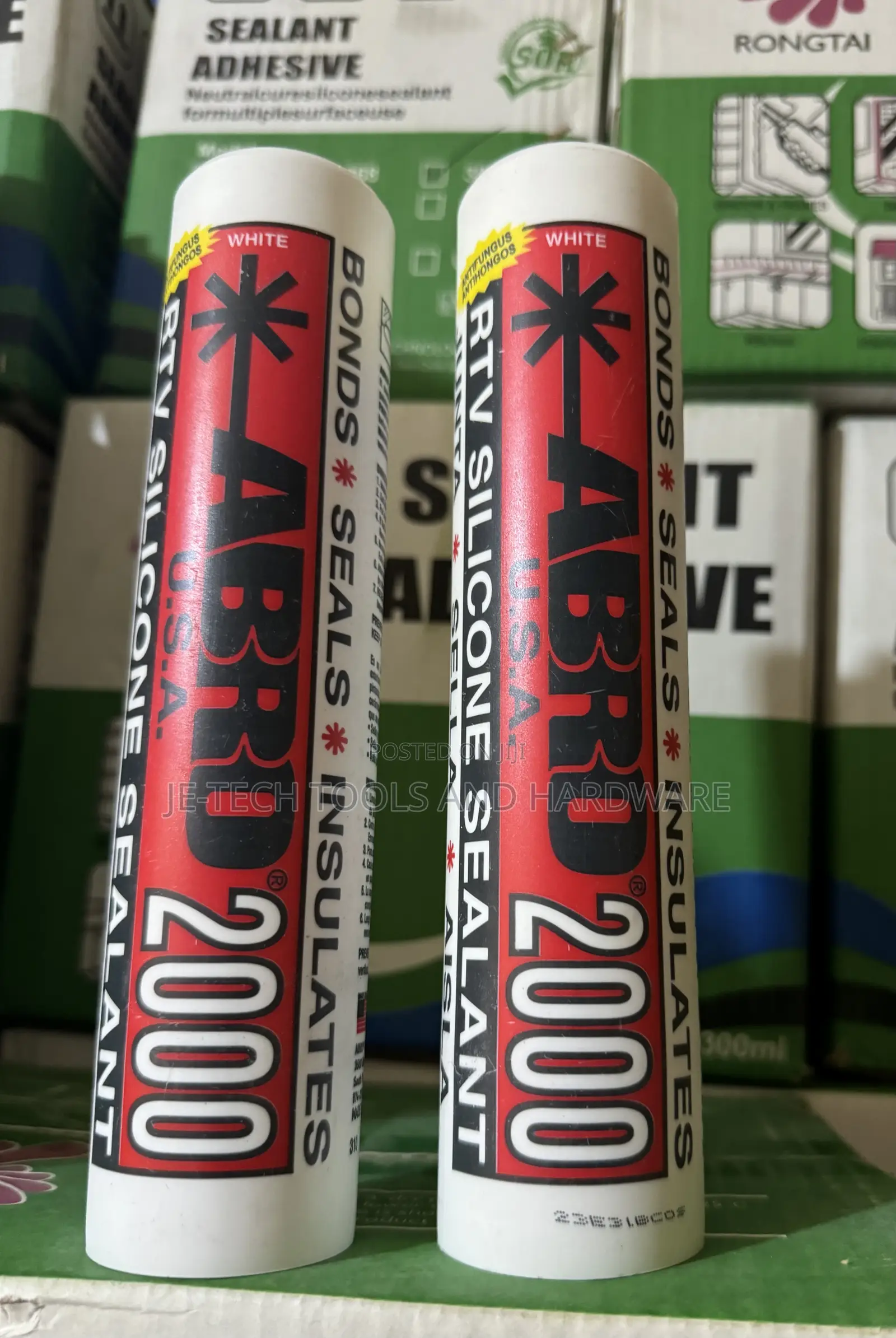 Abro 2000 Silicone Sealant Black