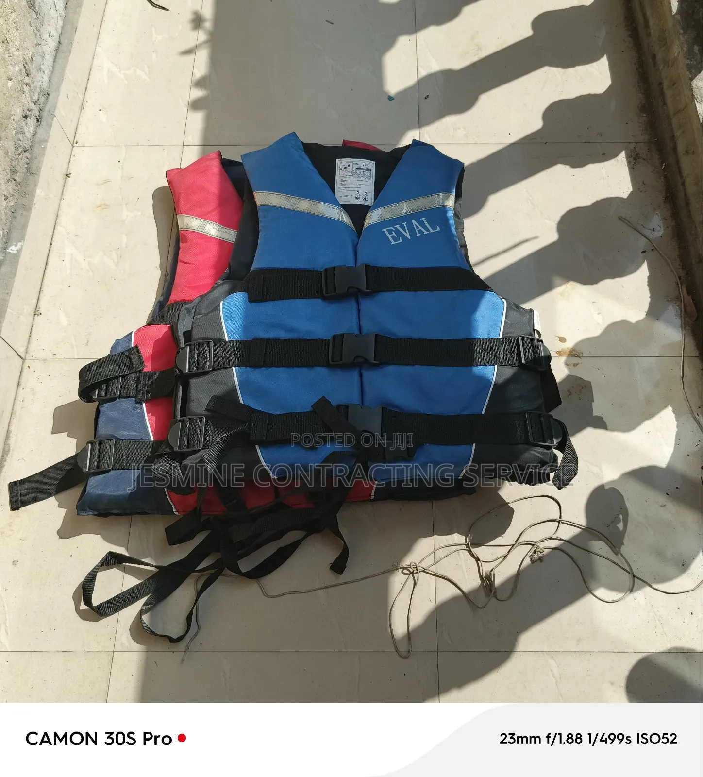Eval Greece Work Life Jacket With Three Buckle