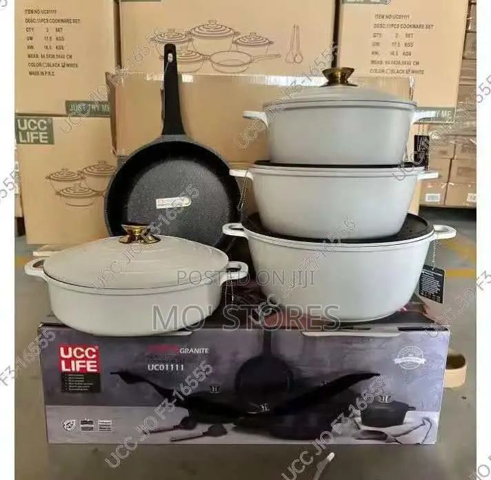 9 Pieces Ucc Life Cooking Pot Set