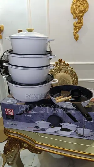 9 Pieces Ucc Life Cooking Pot Set