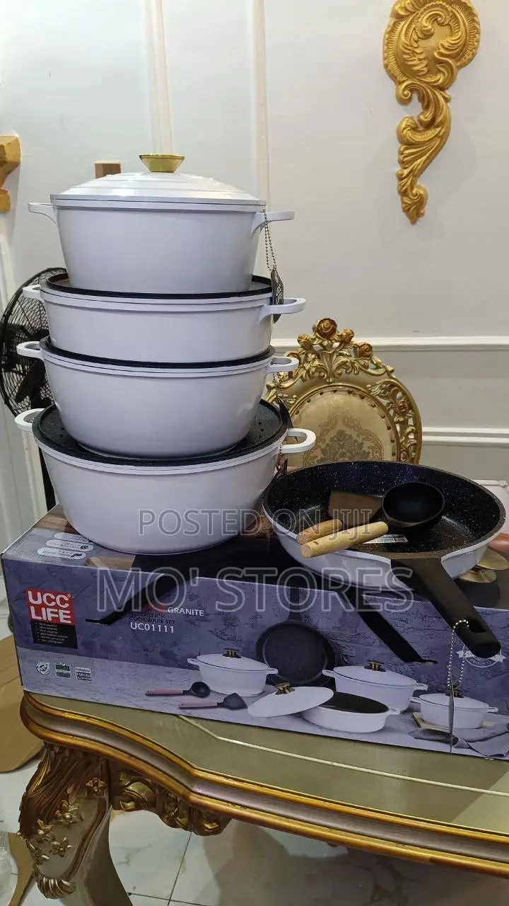 9 Pieces Ucc Life Cooking Pot Set