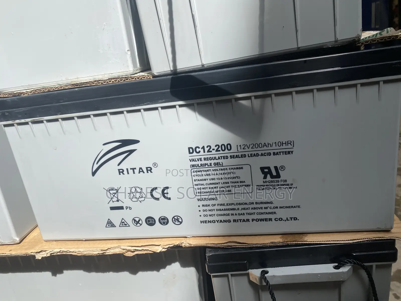 Ritar Solar Battery 200ah 12v