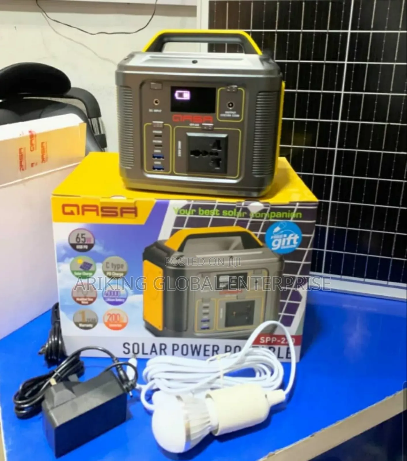 Portable Solar-Powered Gasa Generator