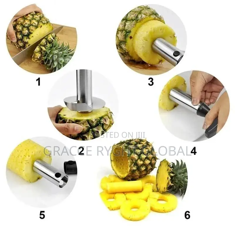 Stainless Pineapple Peeler and Slicer