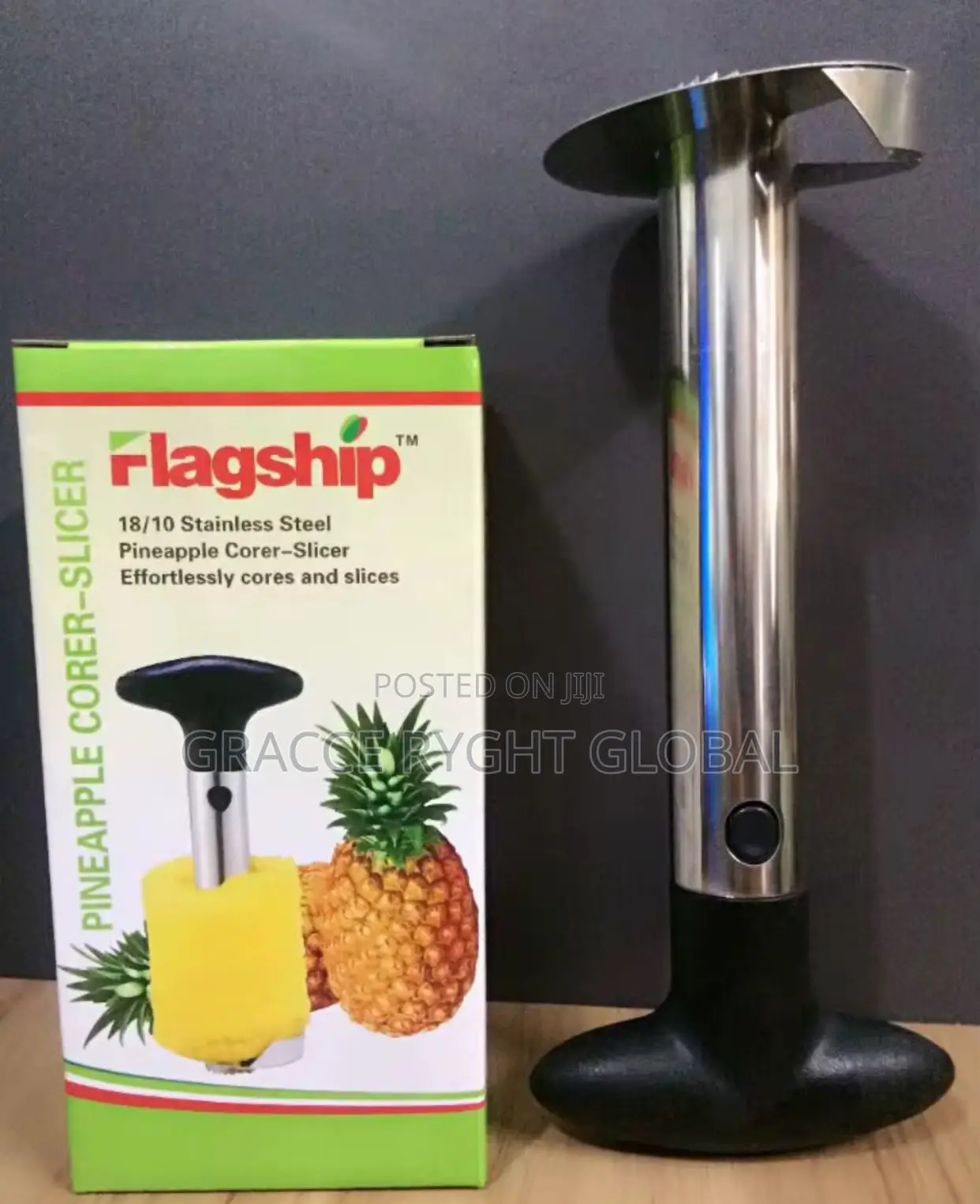 Stainless Pineapple Peeler and Slicer