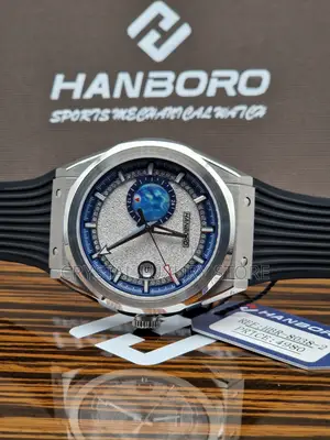 Hanboro Quality Luxury Men Automatic Engine Wristwatch