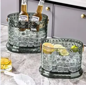 Acrylic Ice Cube Bucket With Scoop