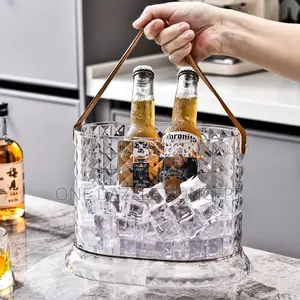 Acrylic Ice Cube Bucket With Scoop