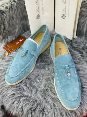 Original Loro Piana Summer Walk Lúxury Men Loafers