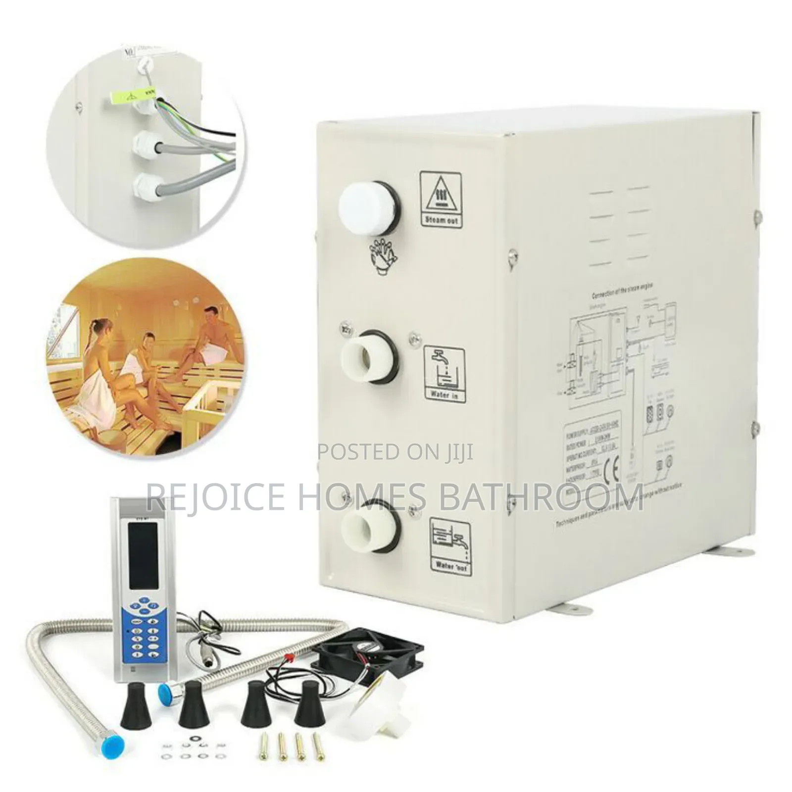 High-Efficiency Steam Generator With Digital Control Panel