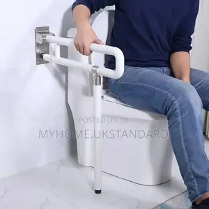 Foldable Toilet Assist Grab Bar