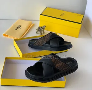 Best Quality Leather Fendi Slippers