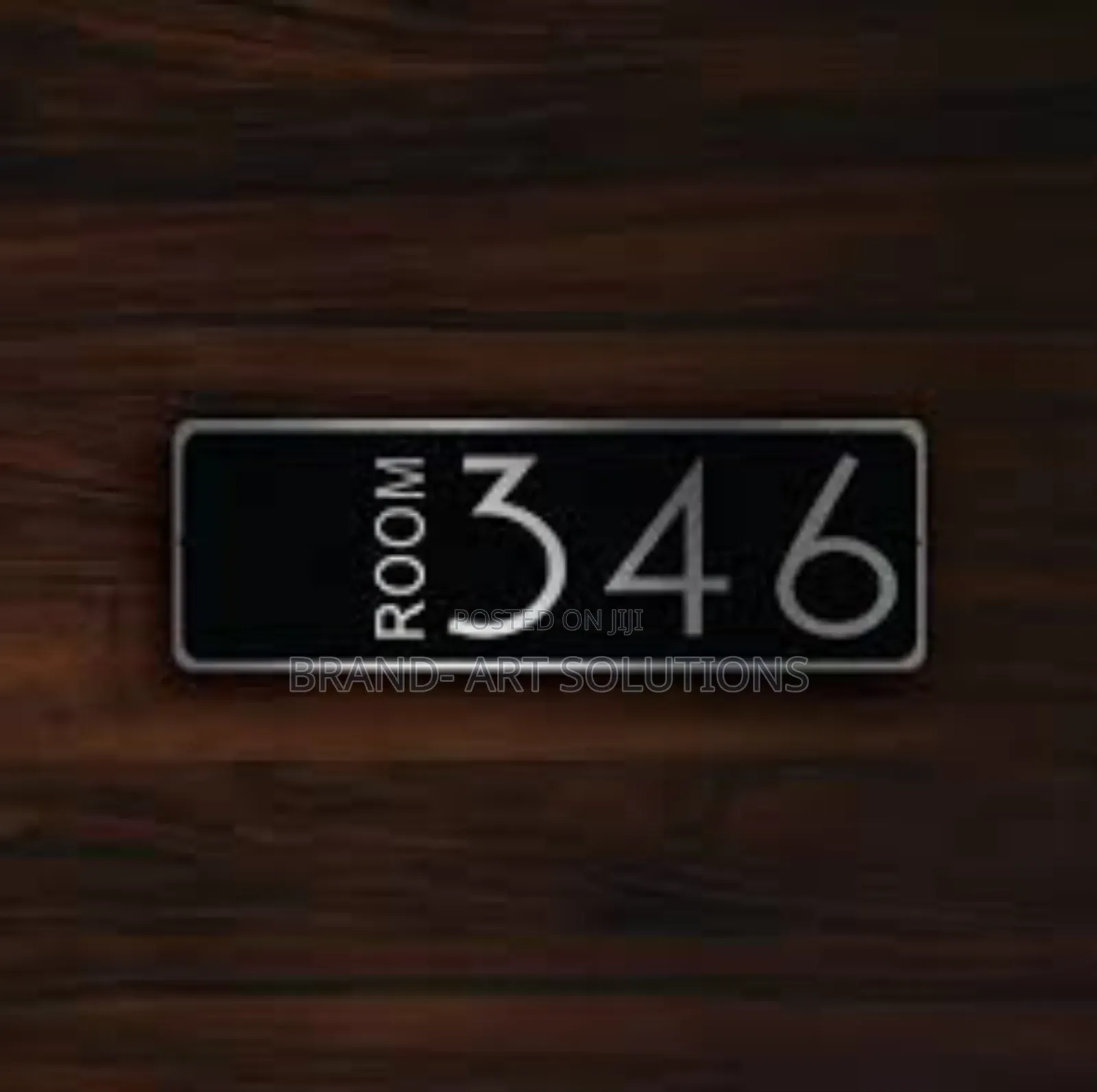 Hotel Room Number Signage