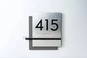 Hotel Room Number Signage