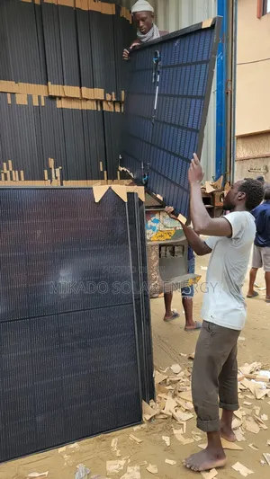 500w 144 Cells Bifacial All Black Mono High Voltage Panel