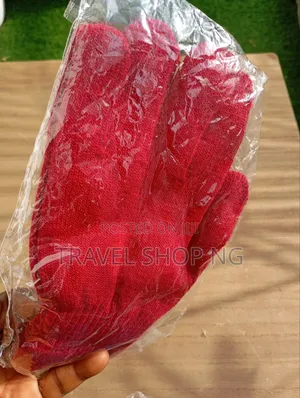 Acrylic Brushes Knitted Plain Gloves
