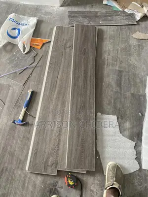 Brown Dash Wooden Floor Installation