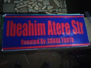 Street Name Signage