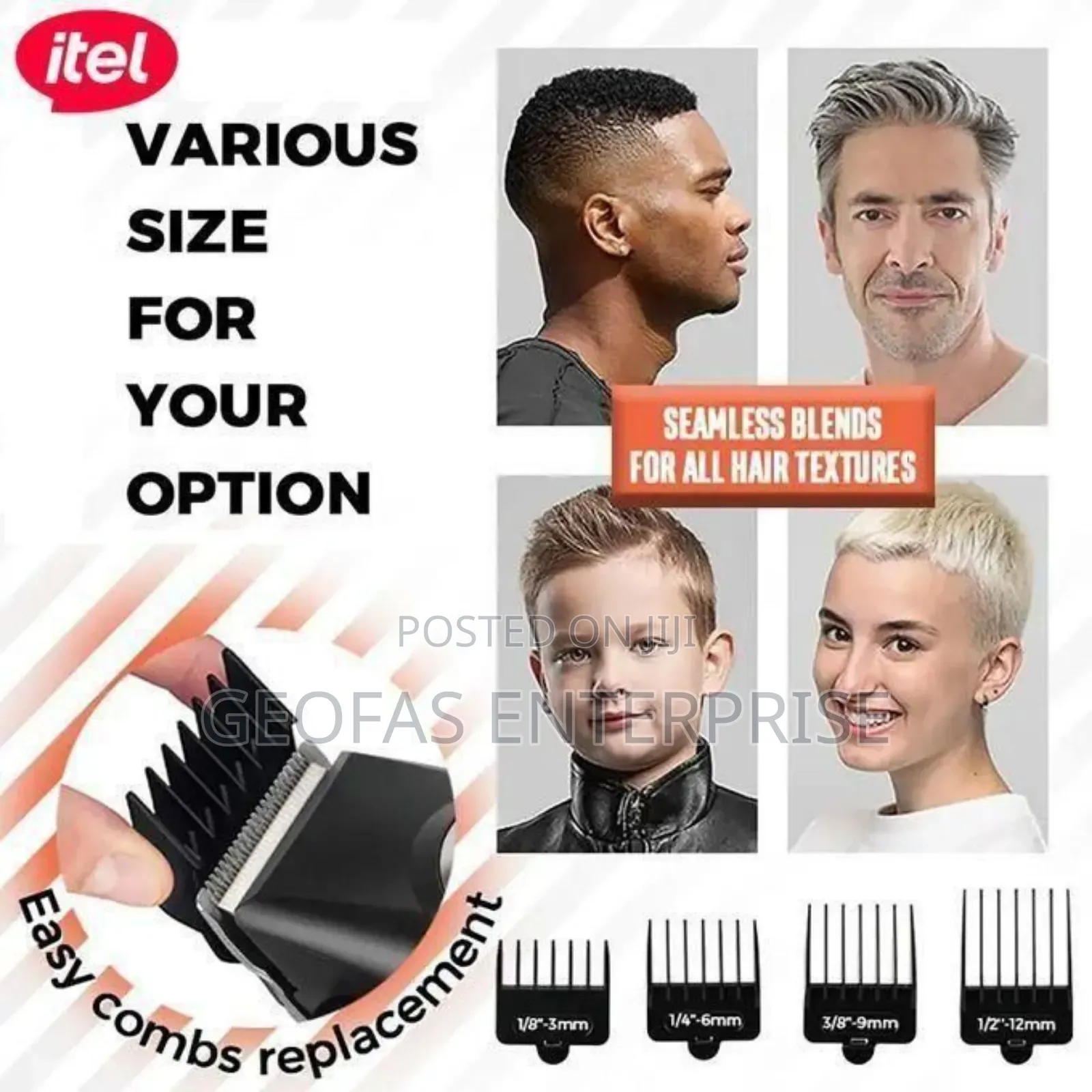 High Quality Classic 5 Smart Cuts, Digital Display Clipper
