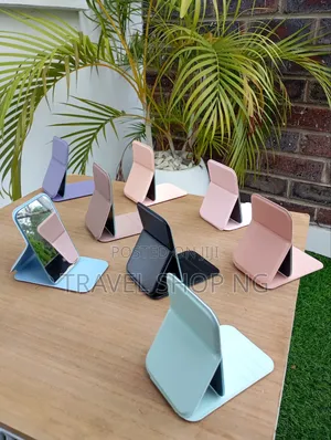 Shatterproof Stainless Steel Ultrathin Folding Travel Mirror