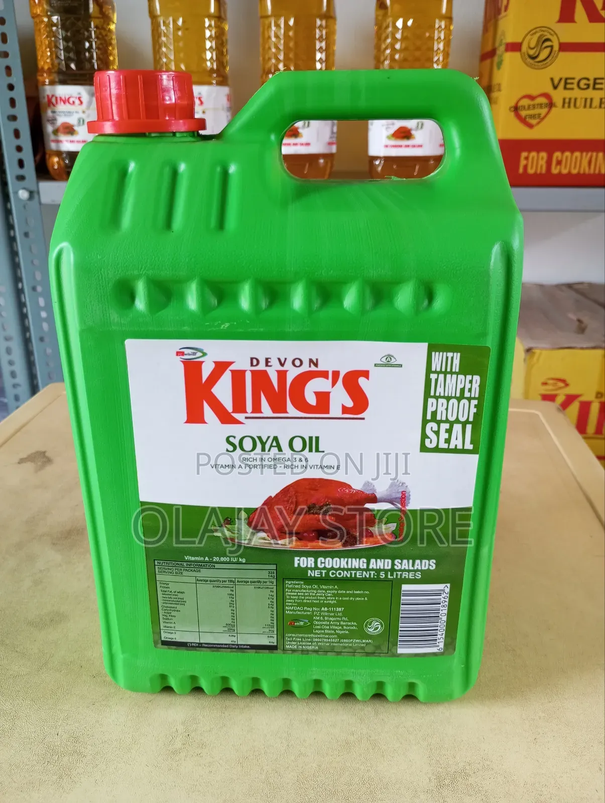 Kings Vegetable Cooking Oil - (Olajay Store in Owode-Onirin. Lagos)