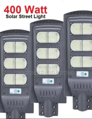 400 Watts Solar Security Light With Pole - Motion Sensor Light