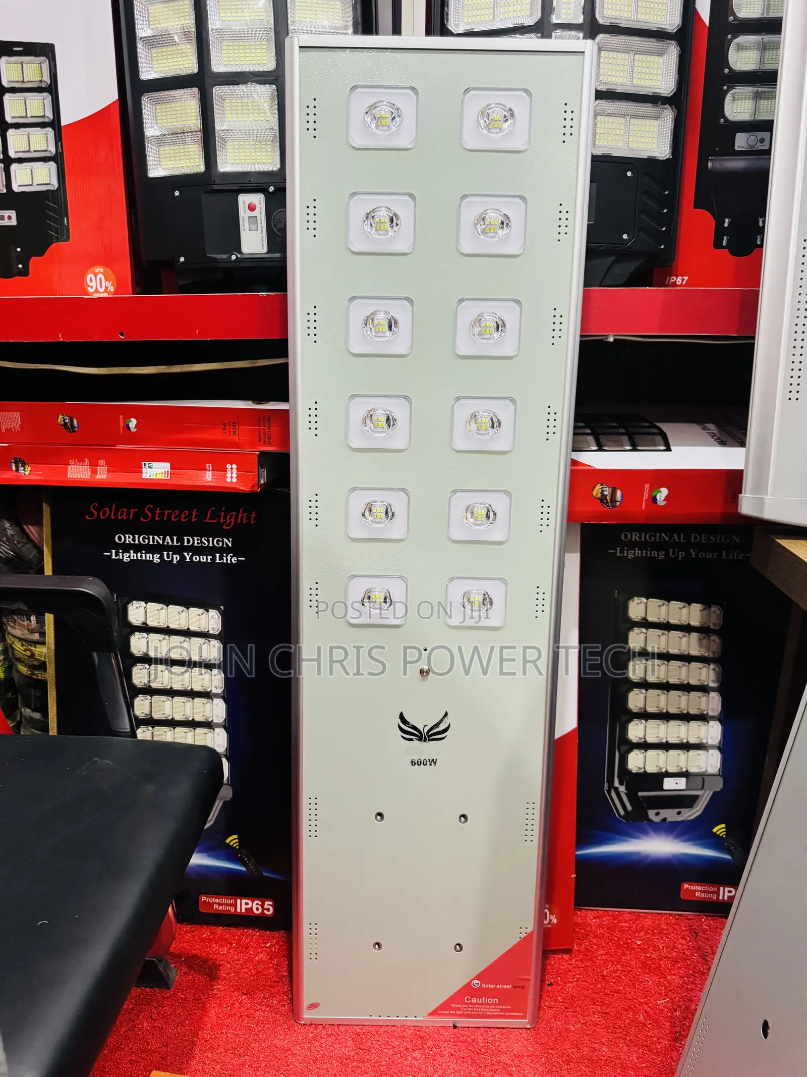 600w Integrated Metal Solar Light
