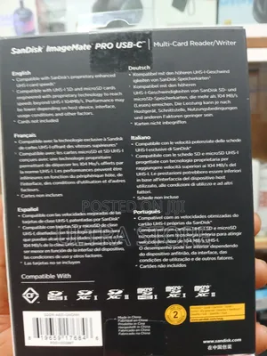 Sandisk Imagemate Pro Usb-C Reader/Writer