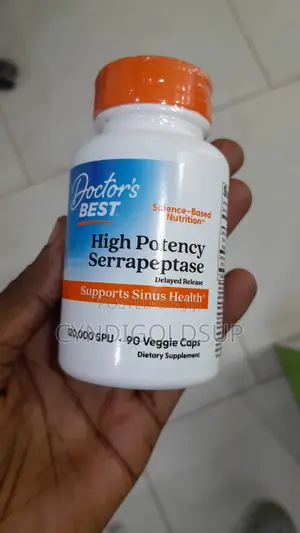 High Potency Serrapeptase 120,000 Spu