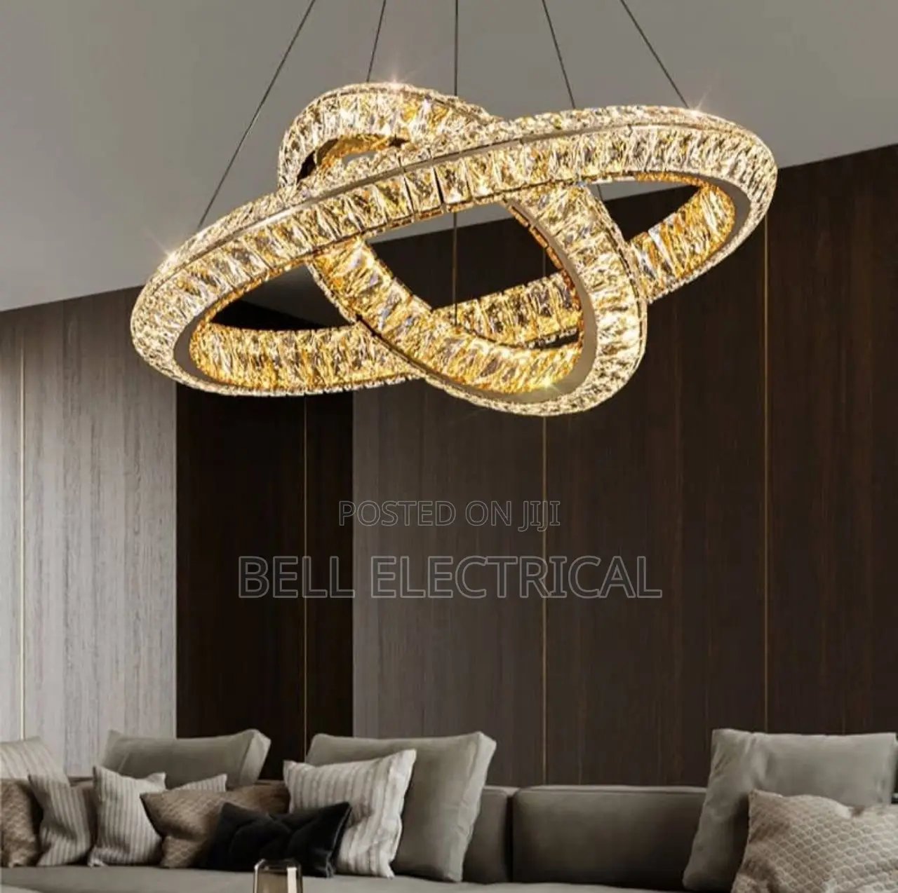 Crystal Round Led Chandelier