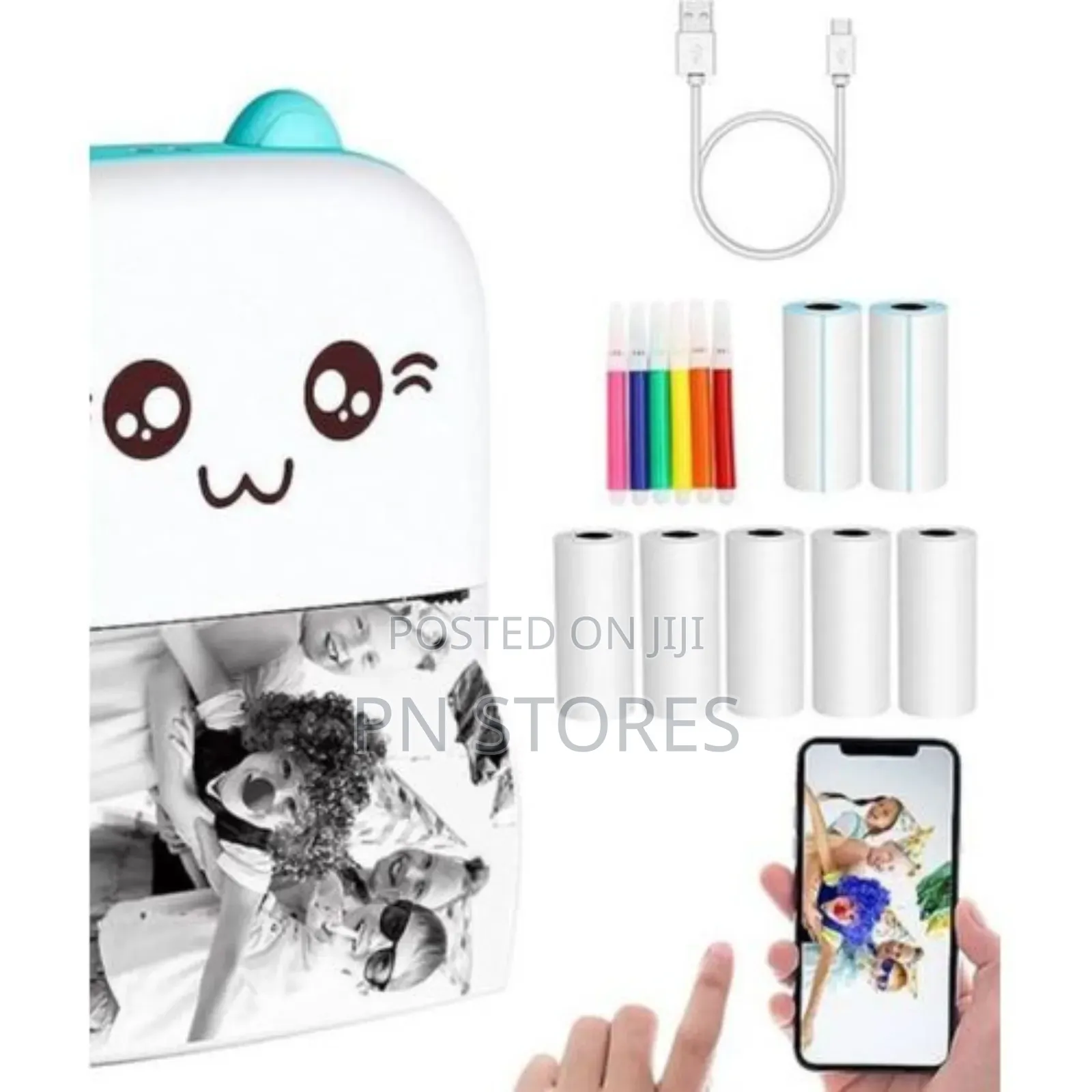 Mini Portable Thermal Printer Wireless Bluetooth Printer