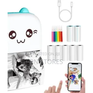 Photo - Mini Portable Thermal Printer Wireless Bluetooth Printer