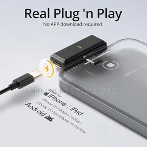  Wireless Lavalier Microphone for iPhone/Android Phones
