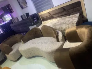 3,1,1 Nude And Brown Sofa Set