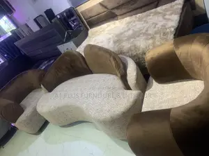 3,1,1 Nude And Brown Sofa Set