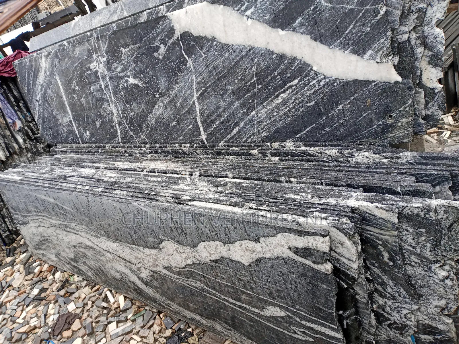 Jubrano Ocean Waves Granite for Kitchen Counter Top Etc