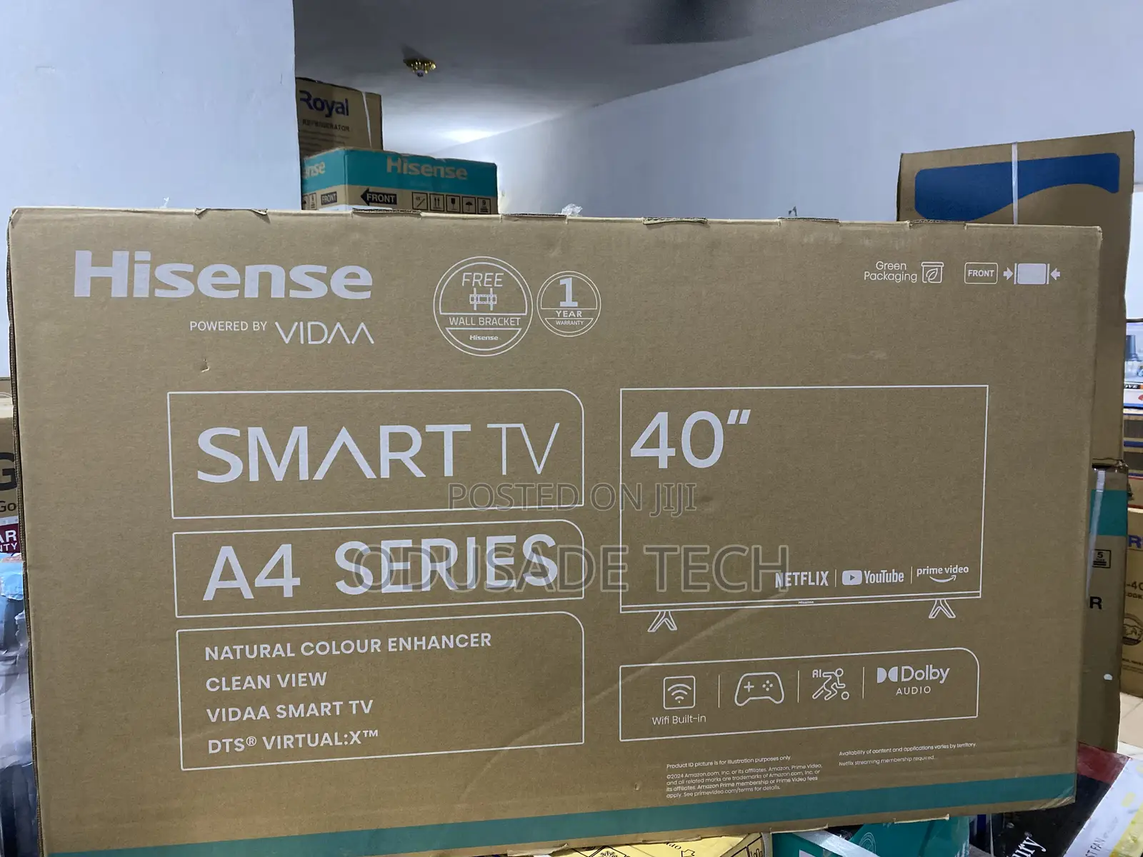 Hisense 40a4k 40" FHD Led Tv With Vidaa Platform