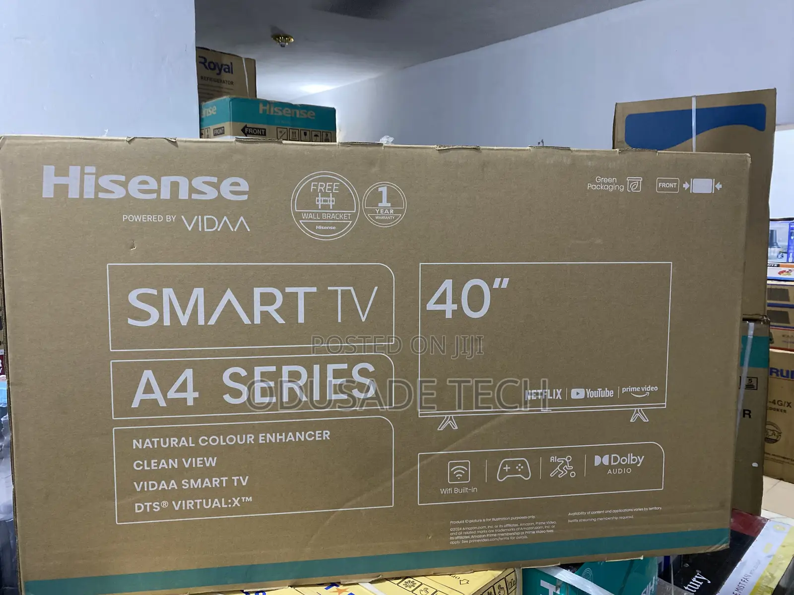 Hisense 40a4k 40" FHD Led Tv With Vidaa Platform