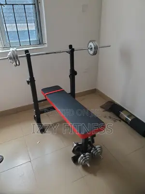 Weight Bench With 50kg Dumbbell