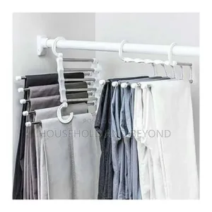 5 in 1 Foldable Plastic Pant Hanger