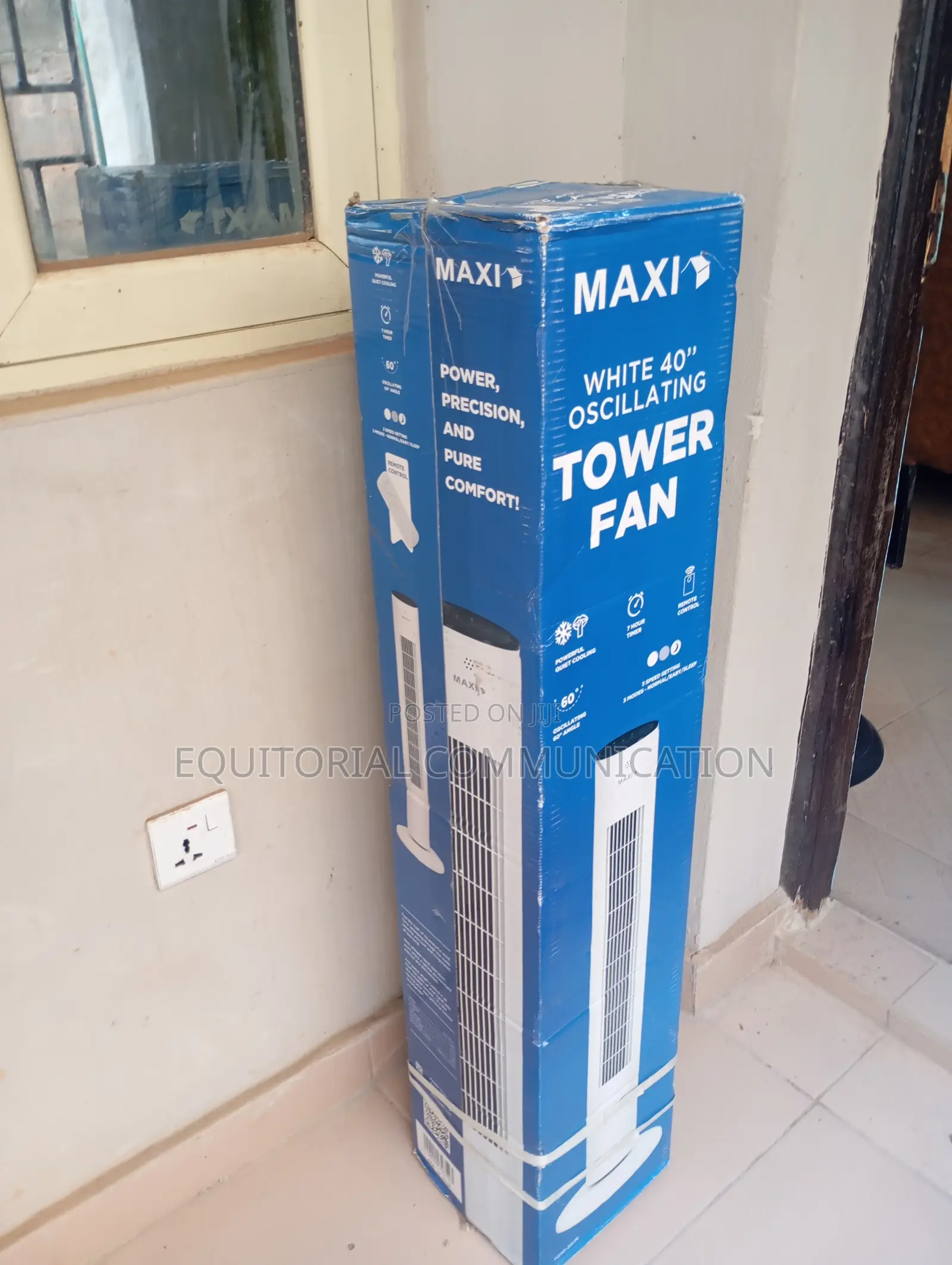 Timertech Maxi Tower Fan – Set and Relax