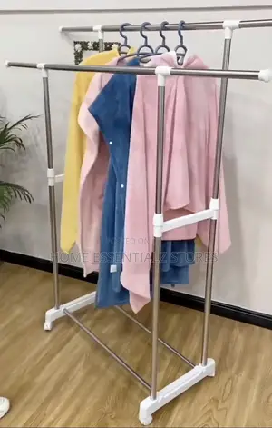 Extendable Drying Cloth Rack With Wheels