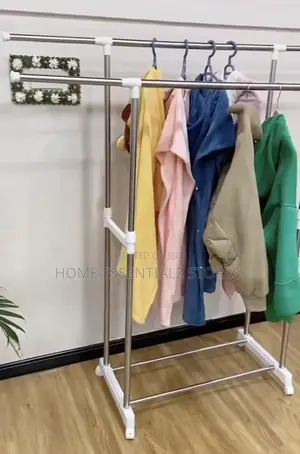 Extendable Drying Cloth Rack With Wheels