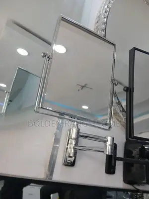 Silver Wall Mounted Magnifying Mirror