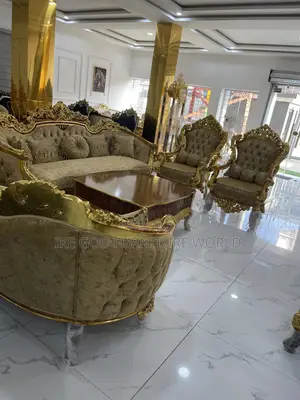 Set of High Quality Imported Turkey Royal Fabric Sofa Chair