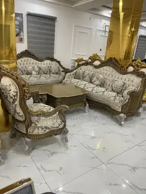 8seater Imported Turkey Royal Fabric Sofa Chair Set