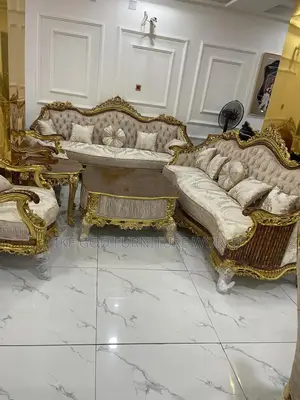 8seater Imported Turkey Royal Fabric Sofa Chair Set