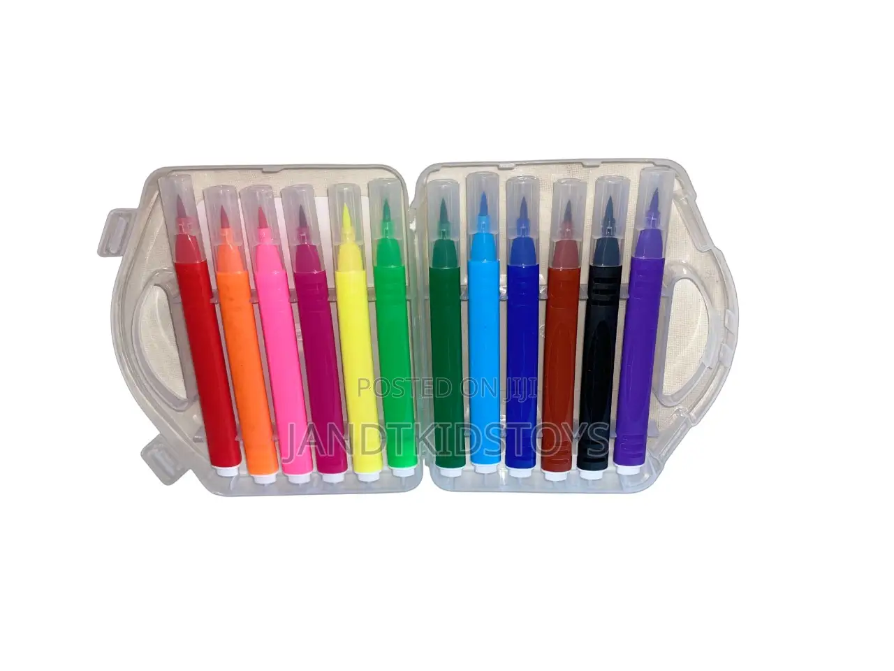 12-Piece Washable Marker Pen Set