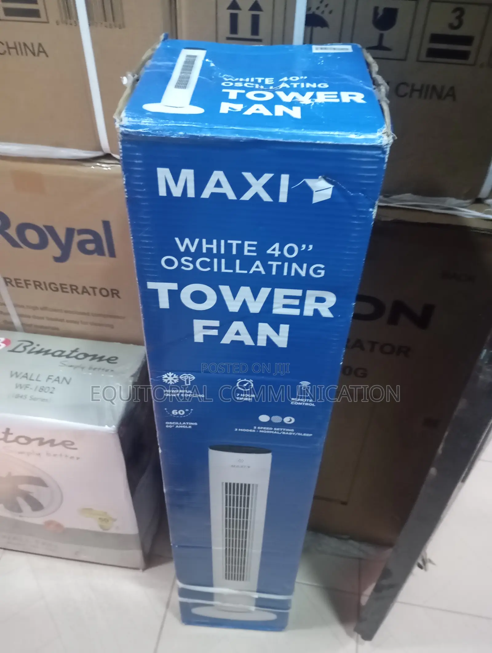 Maxi Airforce Tower Fan – Engineered for Speed