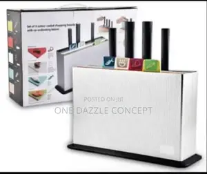 4pcs Chopping Board And 4pcs Knives Set